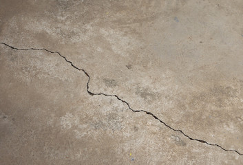 Obraz premium crack concrete floor texture