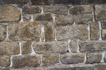 The grey brick wall