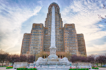 Buffalo City Building and McKinley Monument