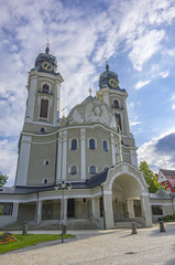 Fototapeta na wymiar St. Peter and Paul in Lindenberg in the Allgaeu, Bavaria, Germany