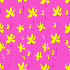Abstract elegance pattern with floral background.