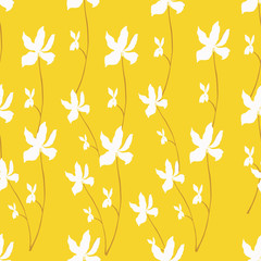 Abstract elegance pattern with floral background.