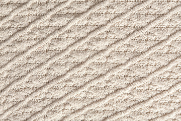 Knitted fabric texture, closeup