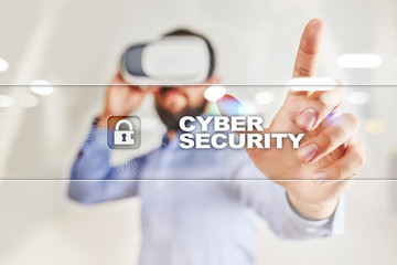 Cyber security, Data protection, information safety and encryption. internet technology and business concept.