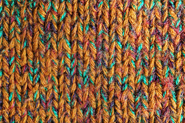 Knitted fabric texture, closeup