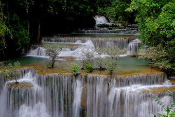 Obraz premium Beautiful water fall in Thailand,