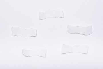 Shred or ripped paper on carton texture