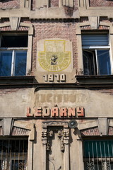 Obraz premium Branicke ledarny - Ice House in Branik, Prague, Czech Republic, sunny day