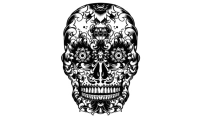 skull ornamental