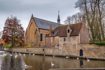 Fototapeta premium Lake of Love, Bruges, Belgium