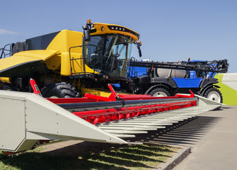 combine harvester for agriculture