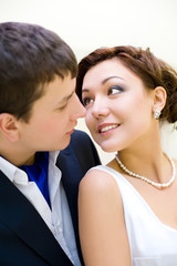 bridegroom and bride