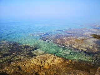 die Insel Murter in Dalmatien am Morgen mit Slanica Beach und Podvrske, Murter Stadt und Betina