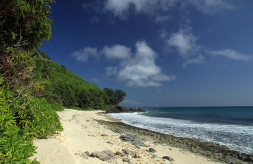 Beach of Sainte Anne Island, Seychelles