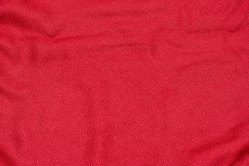 Red seamless fabric. Close up texture