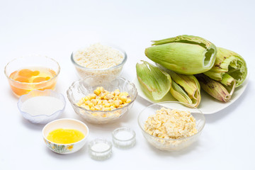 Colombian Sweet Corn Wrap Preparation