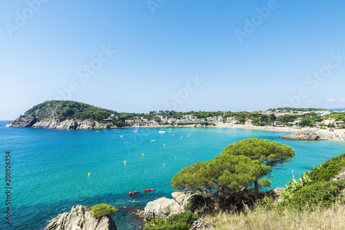 La Fosca Beach Costa Brava Girona Catalonia Spain Stock Photo La Fosca Beach Costa Brava Girona Catalonia Spain