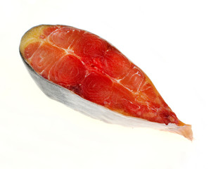 Fresh fish fillet isolated 