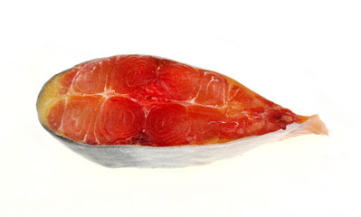 Fresh fish fillet isolated 