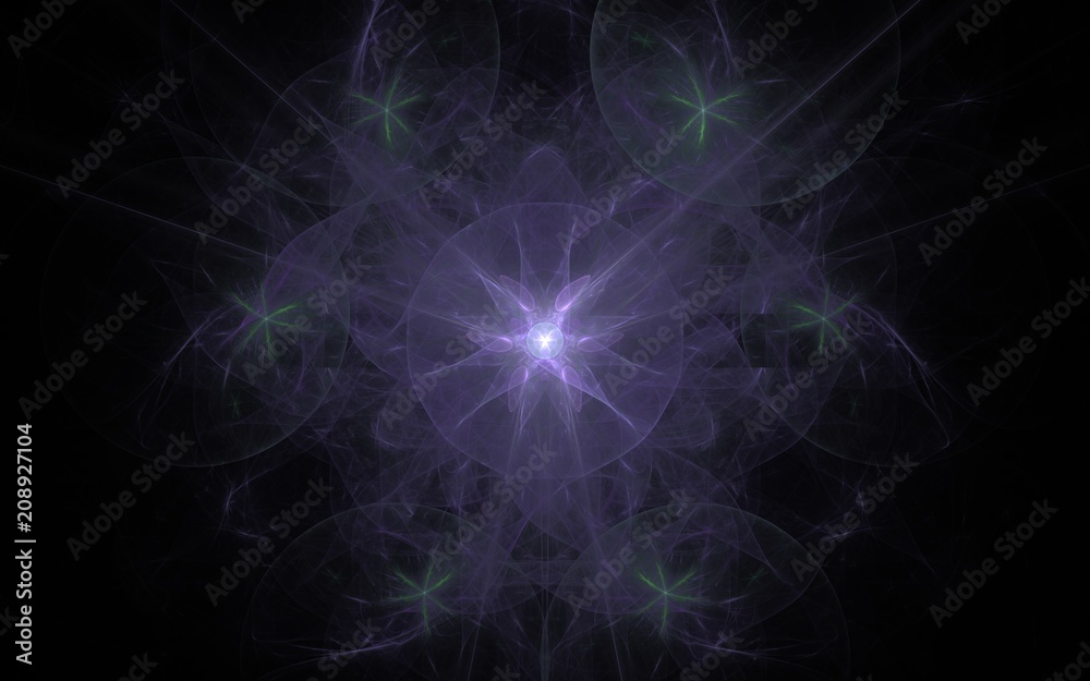 Fototapete digital generated image in the form of abstract geometric shapes of various shades and colors for us