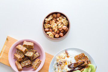 Healthy Eating with Date Palm, Grape, Kiwi