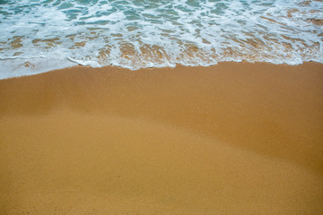 Beach Sand and Ocean Water Background