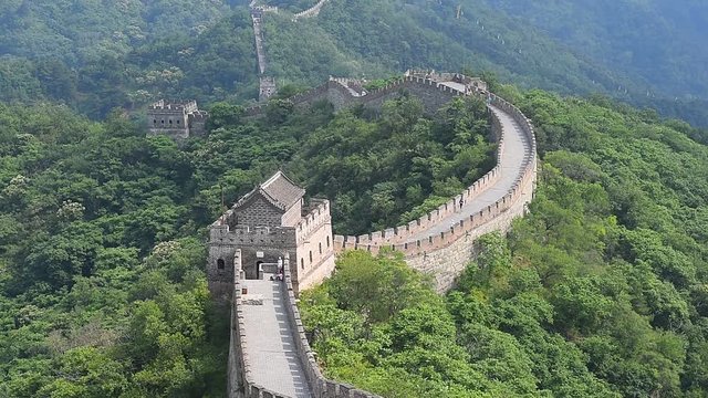 Great wall scenery at mutianyu,Beijing,China.