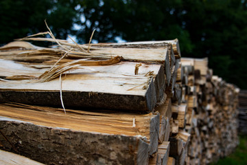 Holz Stapel