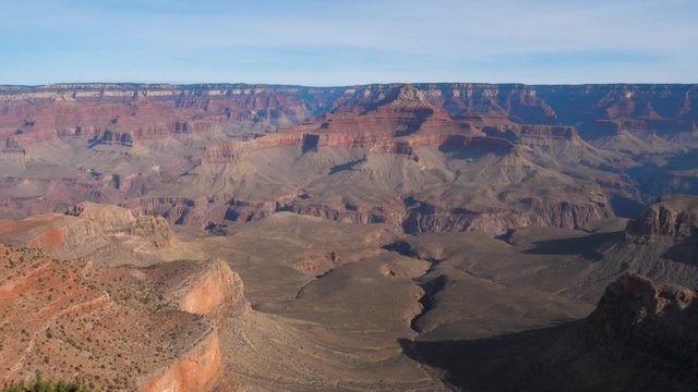 Panorama Of The Monumental Rocks Of The Grand Canyon