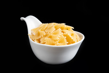 Pasta isolated on white background