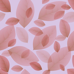 translucent reddish leaves