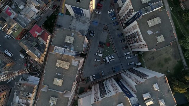 Vista a&eacute;rea de edificaci&oacute;n residencial