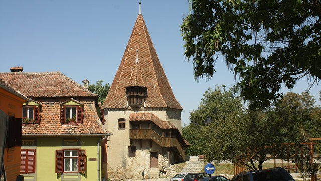 Torre de los Zapateros en Sighisoara, Ruman&iacute;a