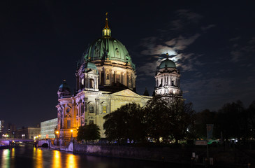  Berlin Cathedral by Night Berliner Dom Germany