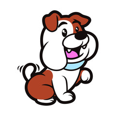Dog Mascot Design Vector