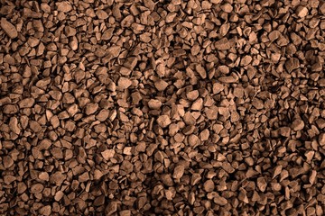 Instant coffee close-up for creating posters, banners, postcards and advertising