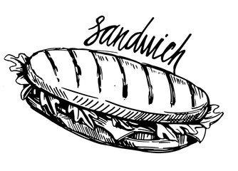 Sketch of sandwich