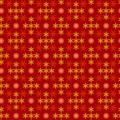 Seamless red and yellow geometric background