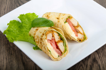 Chicken bread roll