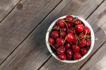Fototapeta na wymiar Fresh summer berries. Cherry