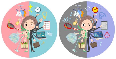 Black jacket pants business woman_mulch task switch