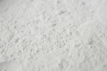 white flour closeup