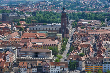 Fototapeta premium Aussicht über Würzburg