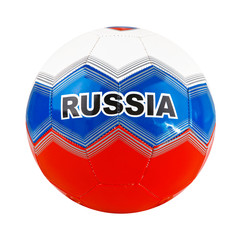 Fototapeta premium Ball auf dem Fussballplatz