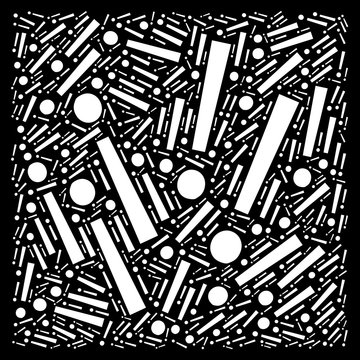 Collage: Interpunktion