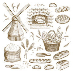Bakery illustration.