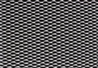 Metal mesh grey surface