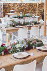 Various Wedding Decor Tables