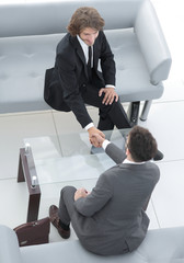 handshake lawyer and businessman