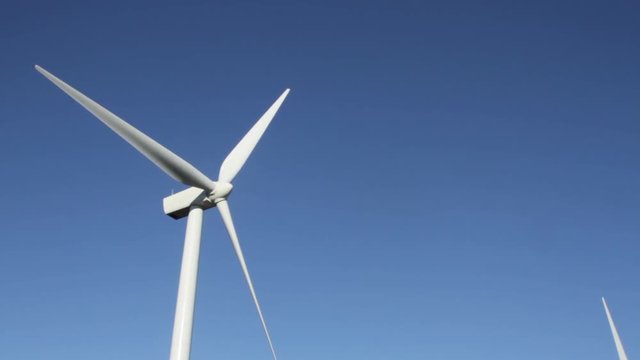 Wind farm turbines in Central Washington